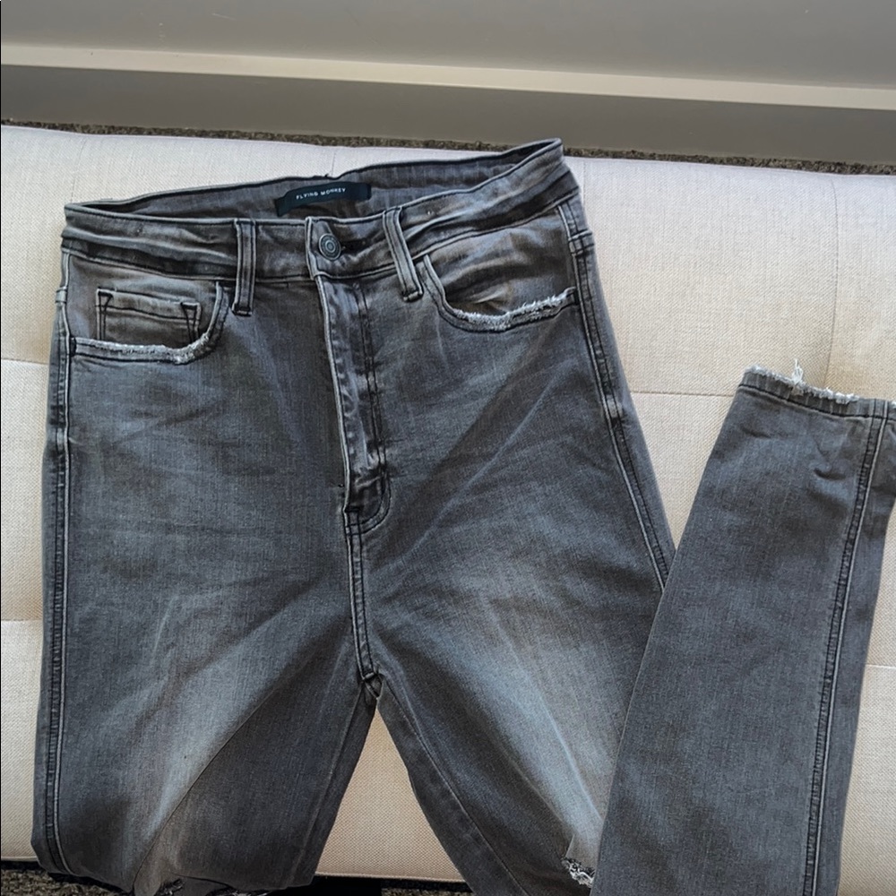Flying Monkey Charcoal Skinny Jeans